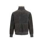 Brunello Cucinelli Gray Wool Oves Aries Full-Length Jacket