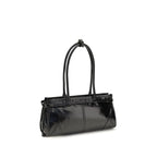 Prada Black Calf Leather Bos Taurus Handbag