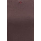 Courrèges Brown Cotton T-Shirt