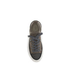 Brunello Cucinelli Brown Cotton Low Top Sneakers