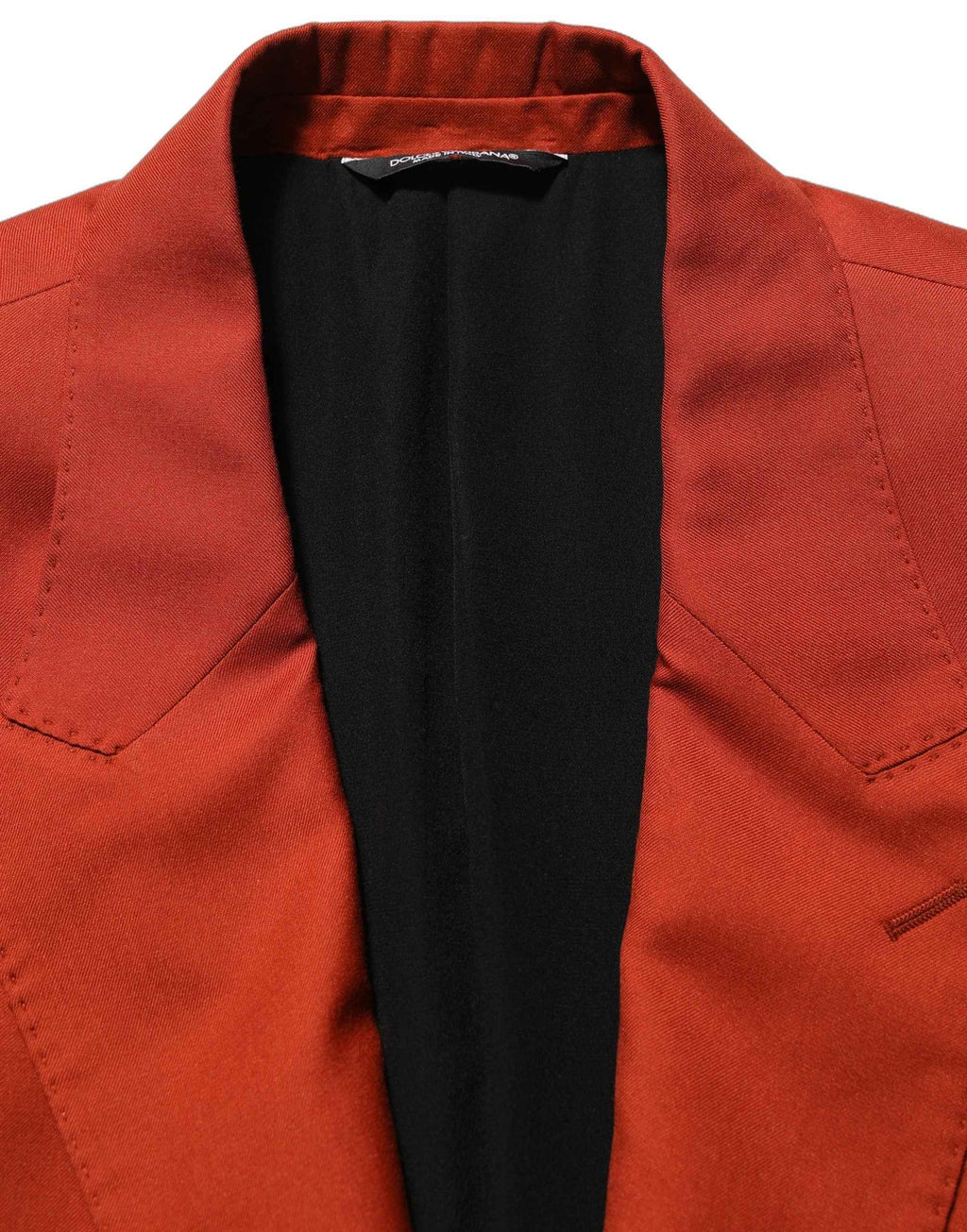 Dolce & Gabbana Red Cashmere Single Breasted Blazer Jacket