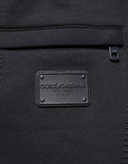 Dolce & Gabbana Black Drawstring Viscose Jogger Men Sweatpants Pants
