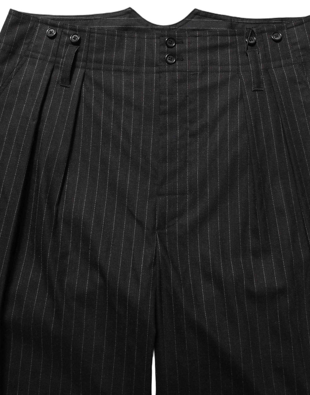 Dolce & Gabbana Black Pinstripe Wool Men Dress Trouser Pants