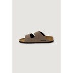Birkenstock Brown Leather Slippers
