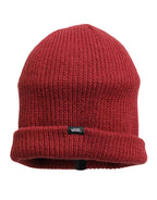 Vans Women Bordeaux Wool Knitted Winter Beanie Capello Hat