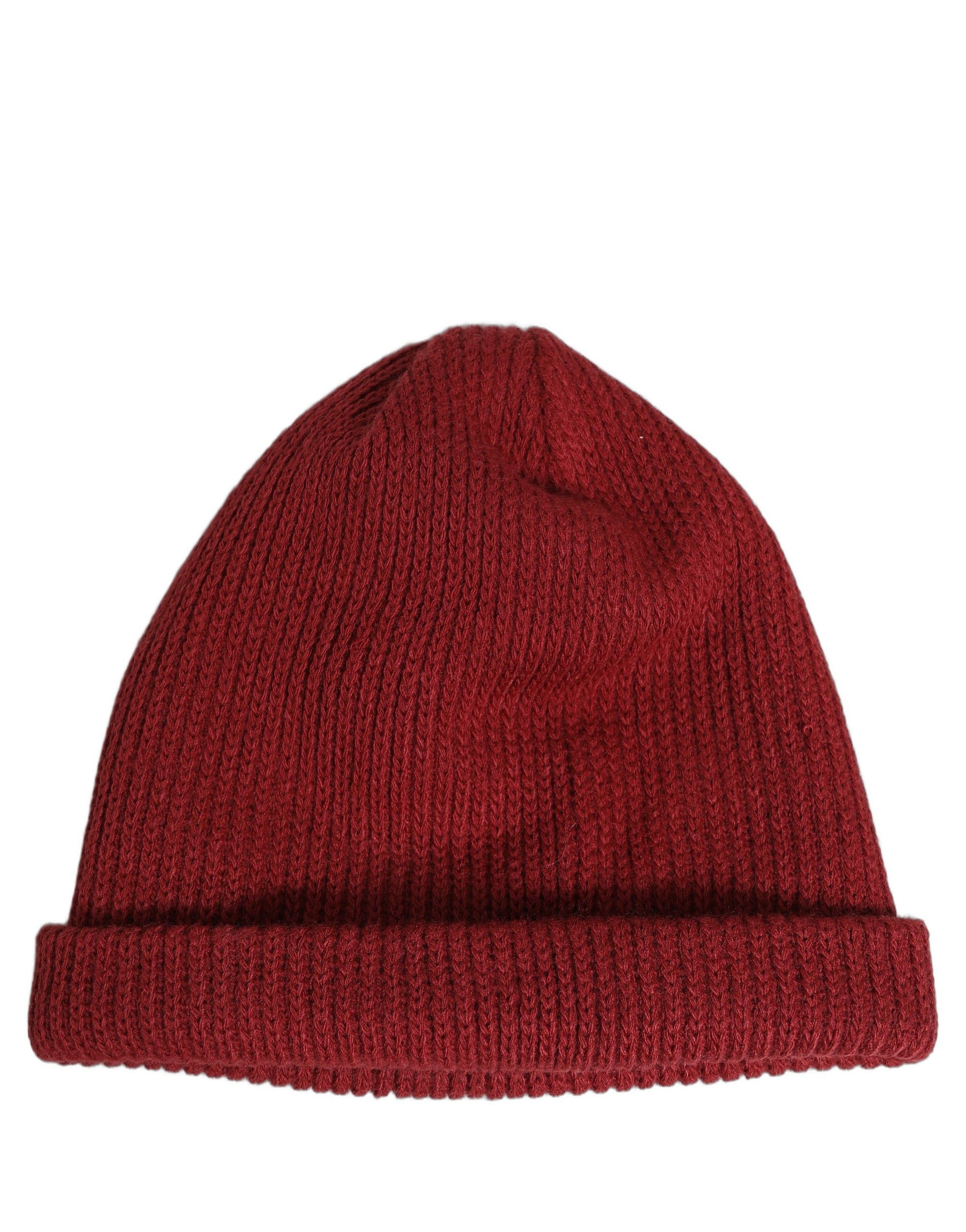 Vans Women Bordeaux Wool Knitted Winter Beanie Capello Hat