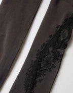 Dolce & Gabbana Black Nylon Tights Stocking Pantyhose Women Socks