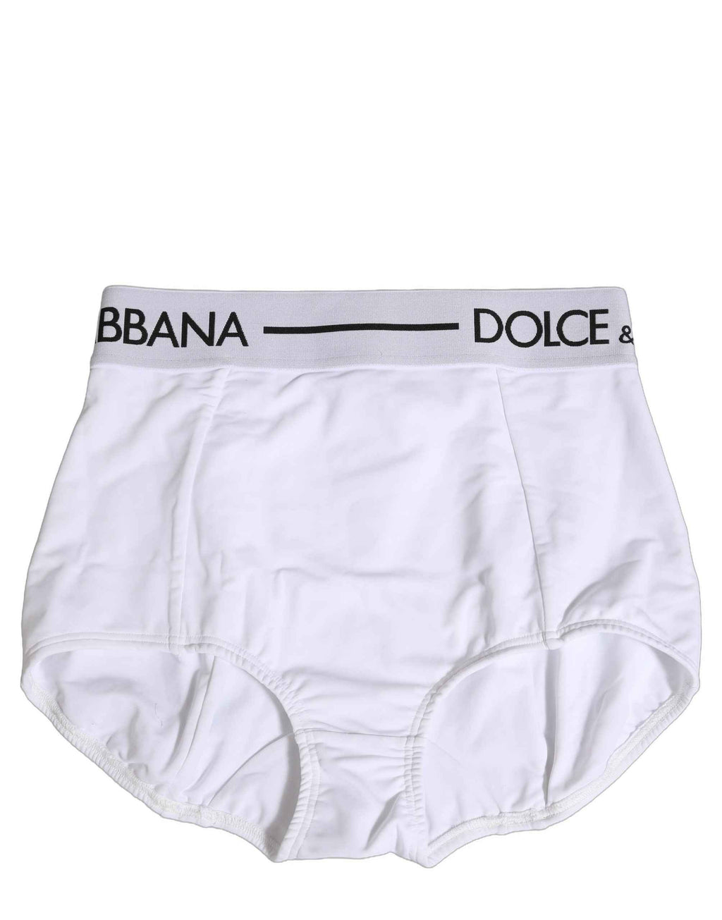Dolce & Gabbana White Logo Waistband Coulotte Panty Underwear