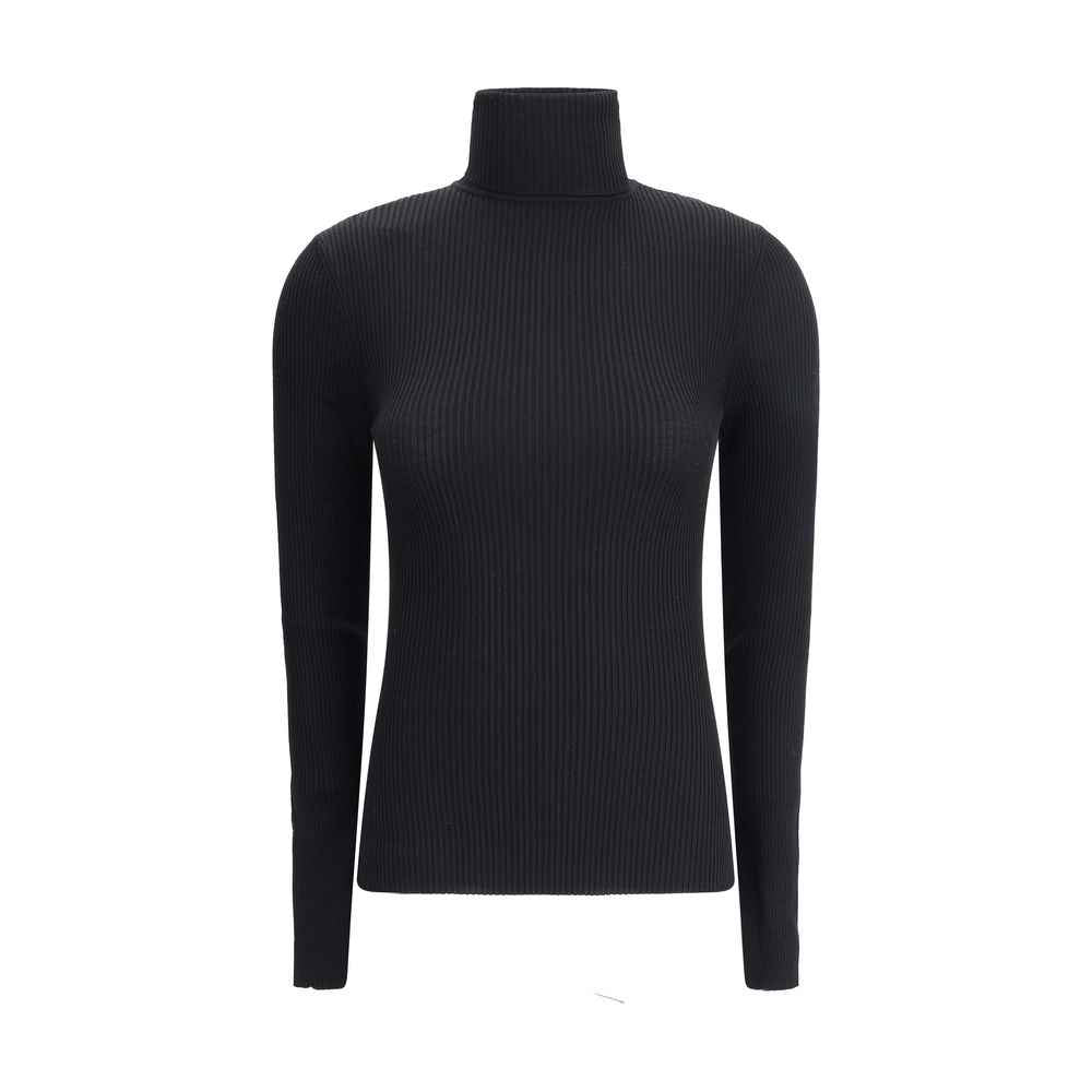Wolford Black Wool Turtleneck