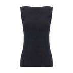 Wolford Black Modal Sleeveles T-Shirt