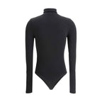 Wolford Black Cotton Bodysuit