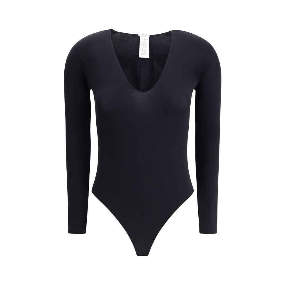 Wolford Black Polyamide Bodysuit