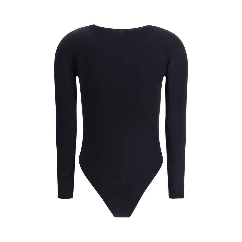 Wolford Black Polyamide Bodysuit