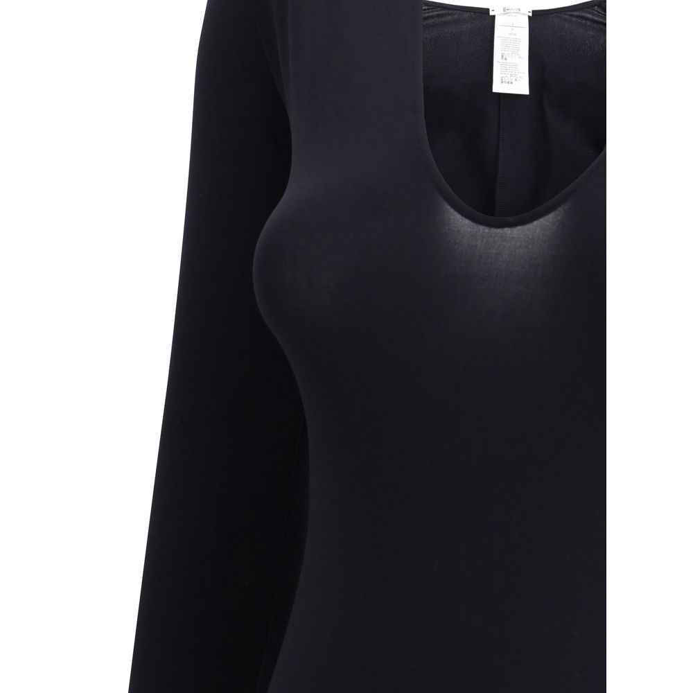 Wolford Black Polyamide Bodysuit