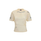 Balenciaga Beige Cotton T-Shirt