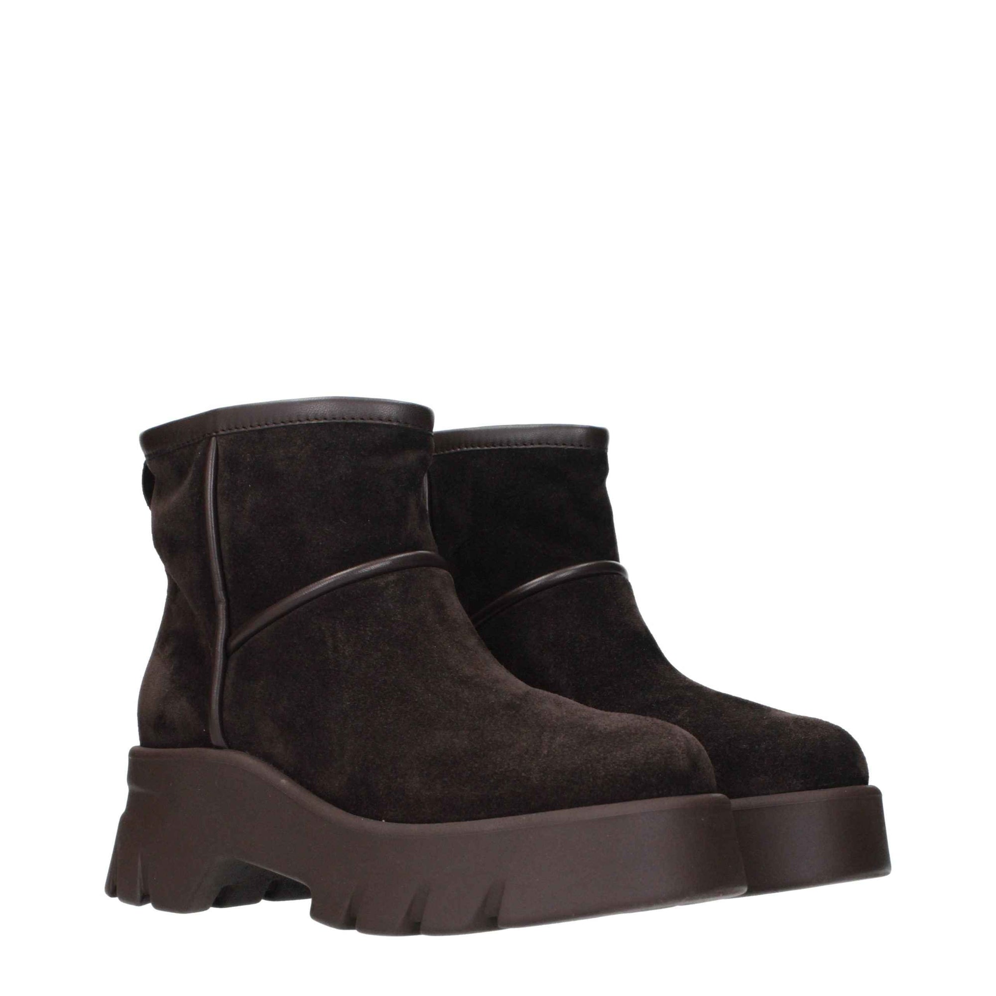 Gianvito Rossi Brown Leather Ankle Boots