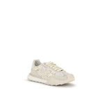 Dolce & Gabbana Beige Calf Leather Bos Taurus Sneakers