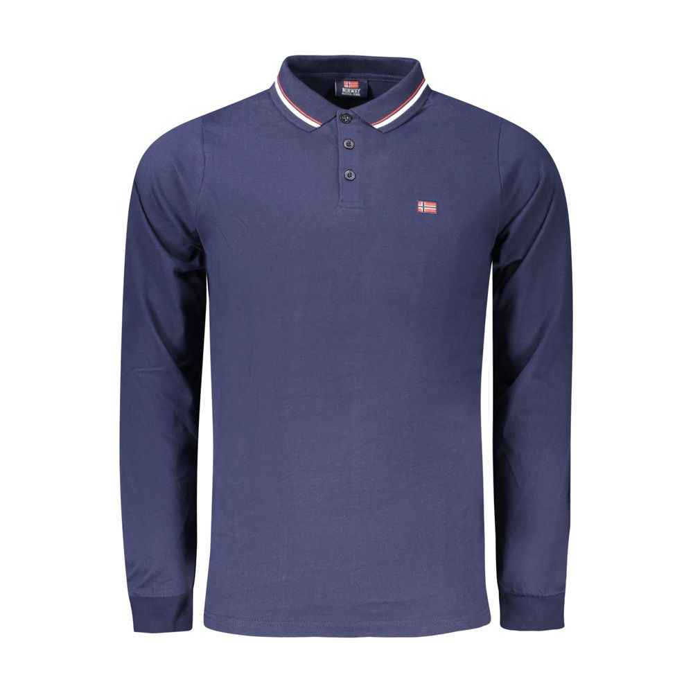 Norway 1963 Blue Cotton Men's Polo