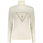 Guess Jeans Bianco Viscosa Donna Maglia