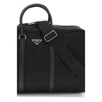 Prada Black Recycled Polyamide Luggage And Travel