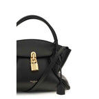 Balmain Black Calf Leather Bos Taurus Shoulder Bag