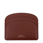 A.P.C. Brown Leather Cardholder