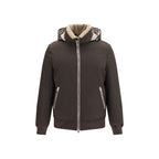 Brunello Cucinelli Brown Polyamide Shell Jacket