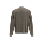 Brunello Cucinelli Bicolor Cashmere Bomber