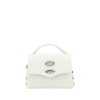 Zanellato White Calf Leather Bos Taurus Shoulder Bag