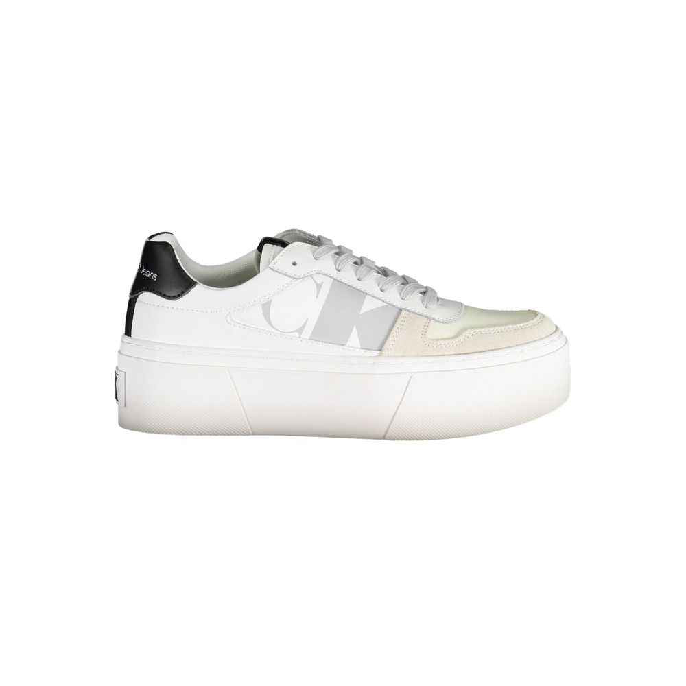 Calvin Klein White Polyester Women's Sneaker