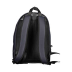 Tommy Hilfiger Blue Polyurethane Men's Backpack with Adjustable Straps