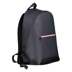 Tommy Hilfiger Blue Polyurethane Men's Backpack with Adjustable Straps