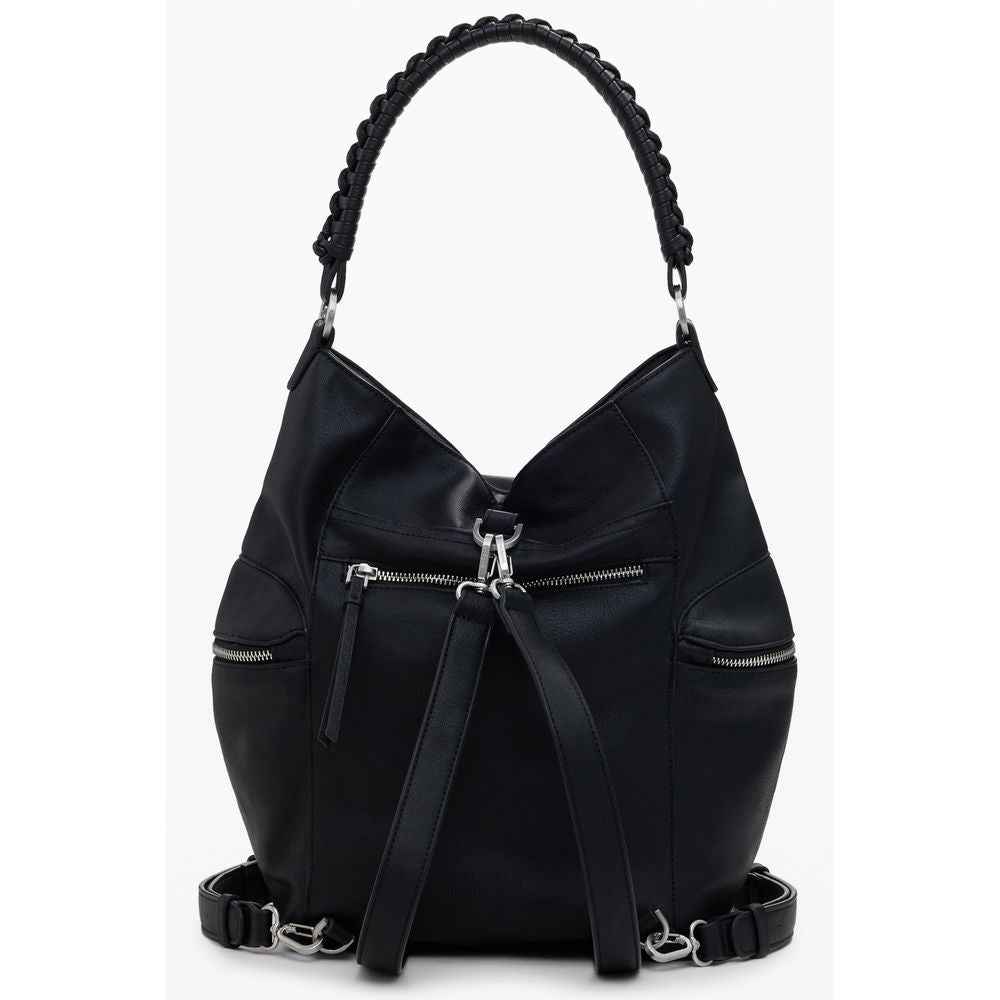 Desigual Black Polyurethane Women's Backpack
