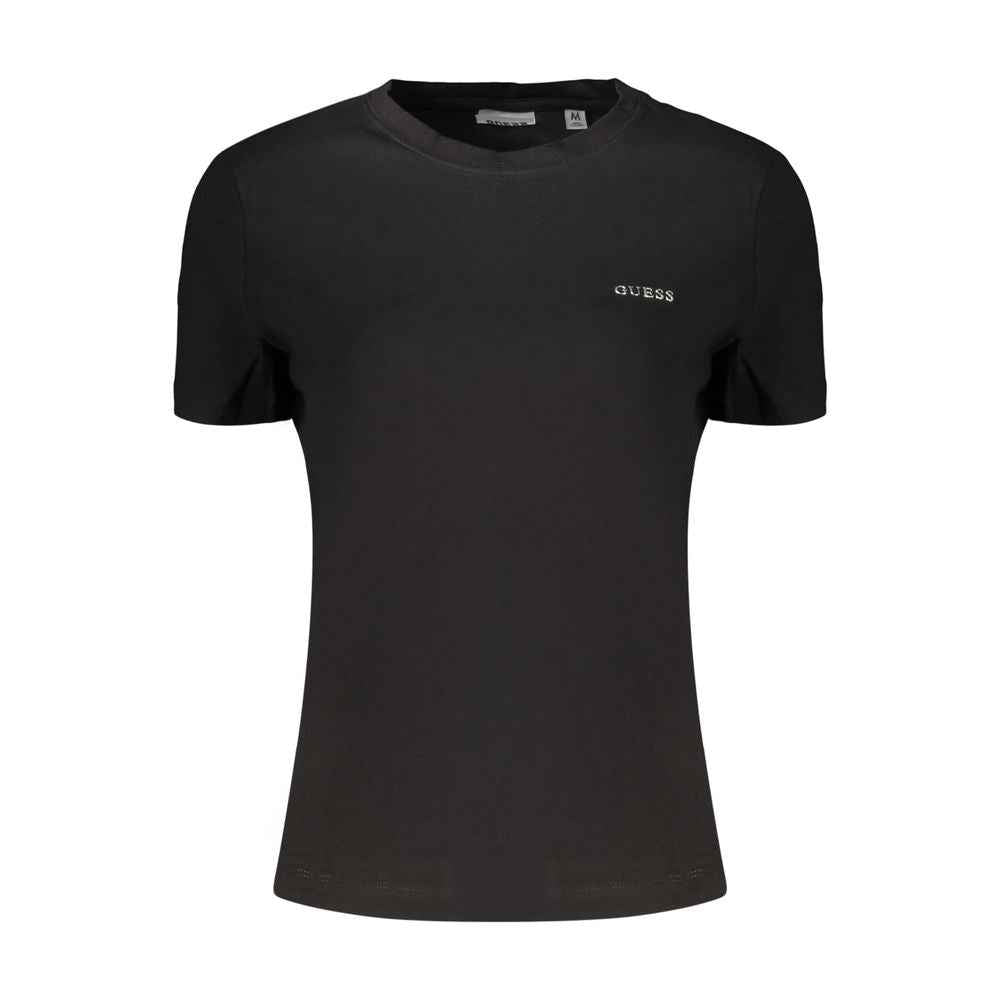 Guess Jeans Black Cotton Women's T-Shirt