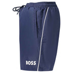 Hugo Boss Blue Polyester Men's Swimwear