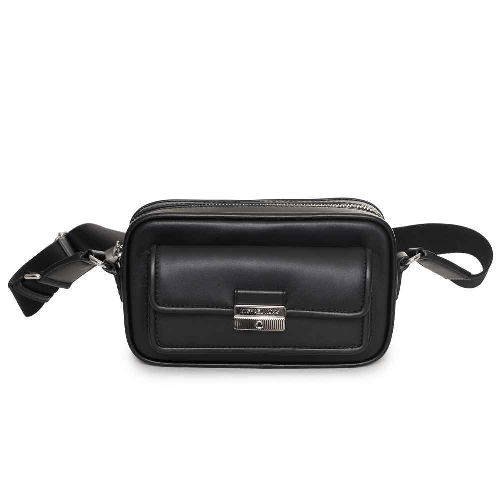 Michael Kors Black Leather Belt Bag