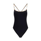 Burberry Black Elastane One-Piece Swimsuit