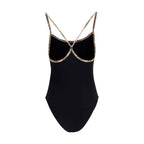 Burberry Black Elastane One-Piece Swimsuit