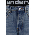 Alexander Wang Blue Cotton Relaxed Fit Jeans
