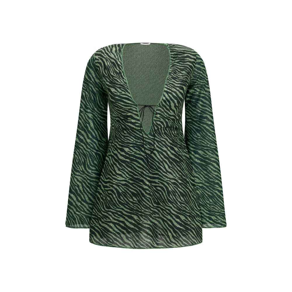 Oséree Bicolor Polyamide Casual Dress
