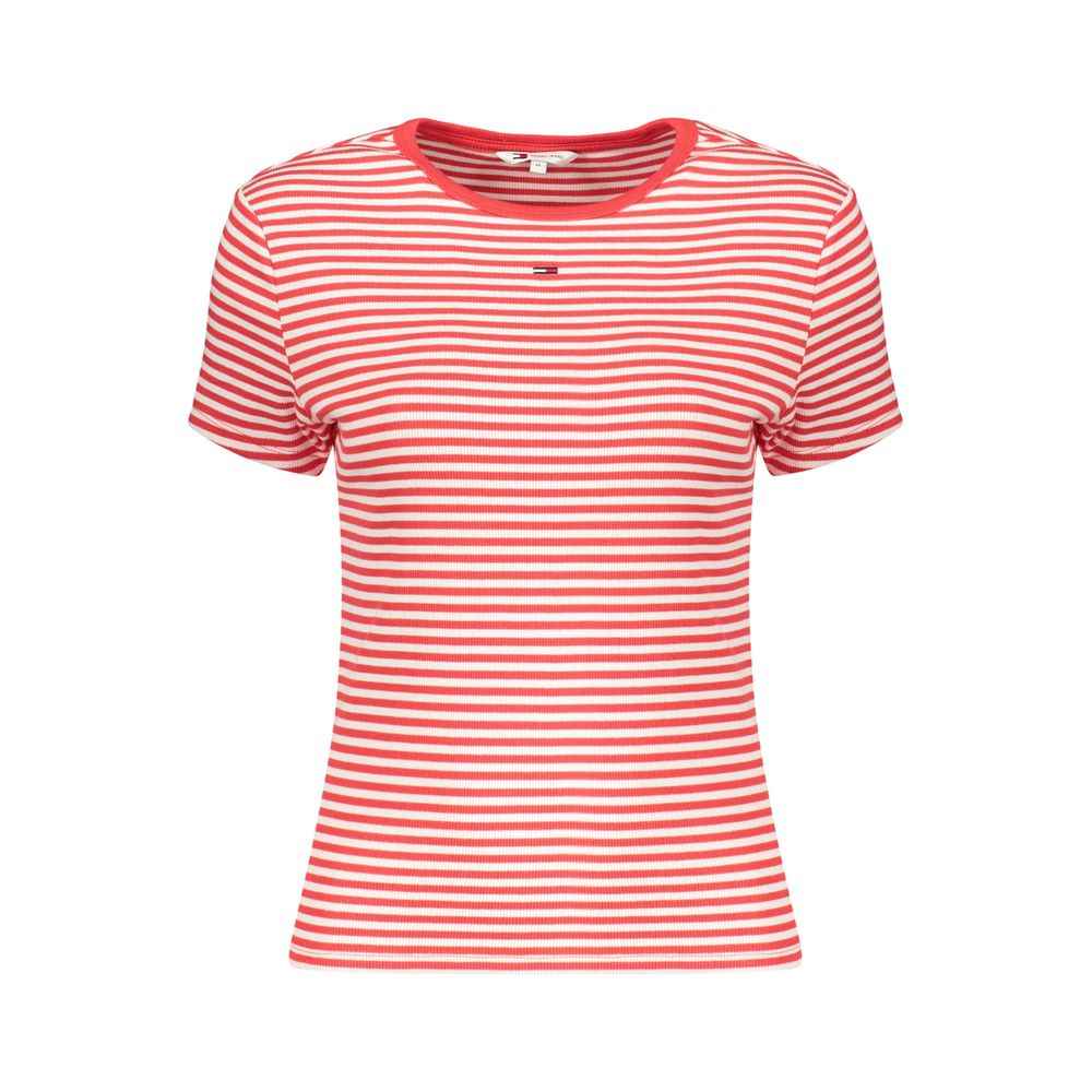 Tommy Hilfiger Red Cotton Women's T-Shirt