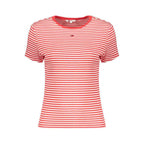 Tommy Hilfiger Red Cotton Women's T-Shirt