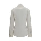Khaite White Cotton Shirt