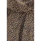 SA SU PHI Beige Silk Long Dress