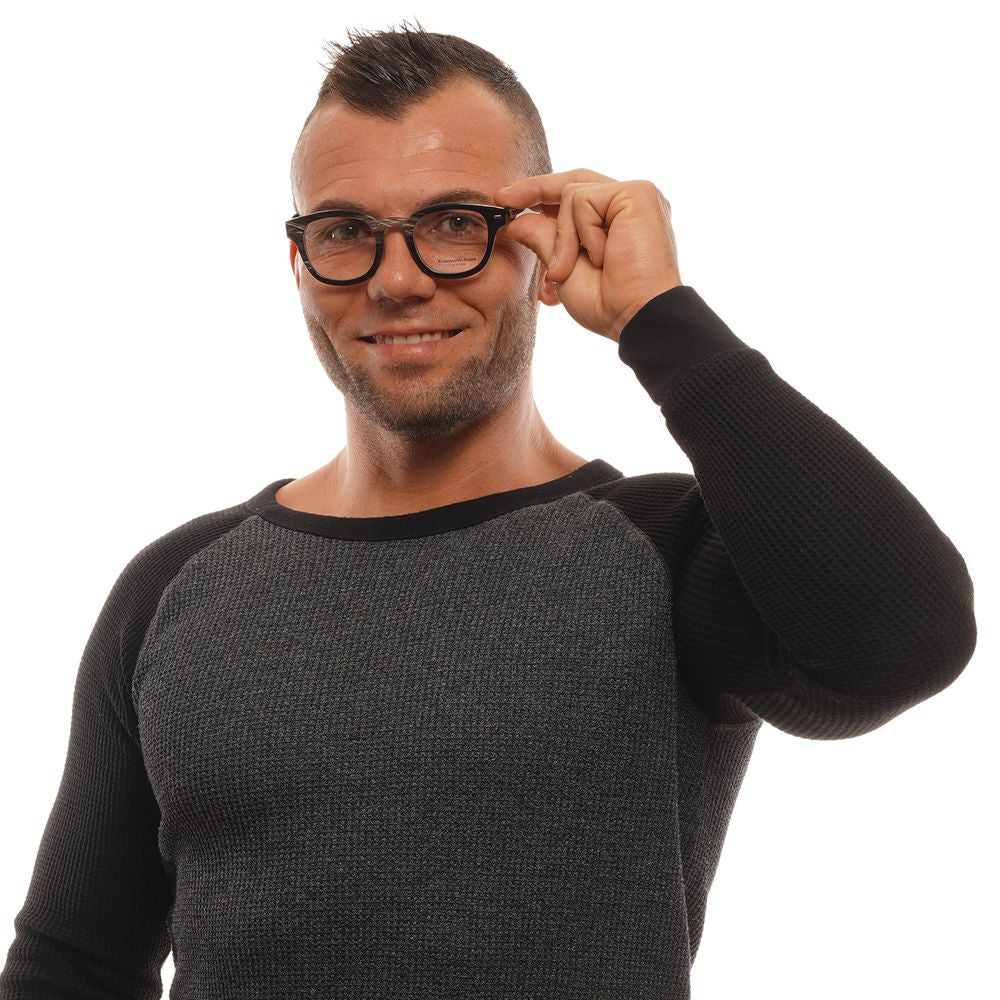 Ermenegildo Zegna Black Horn Glasses (Frames)