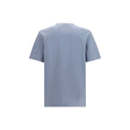 Brunello Cucinelli Blue Cotton T-Shirt