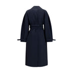 Ganni Black Cotton Coat