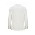 Malo White Linen Men's Jacket