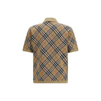 Burberry Beige Cotton Polo Shirt
