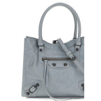 Balenciaga Blue Lamb Ovis Aries Aries Shoulder Bag